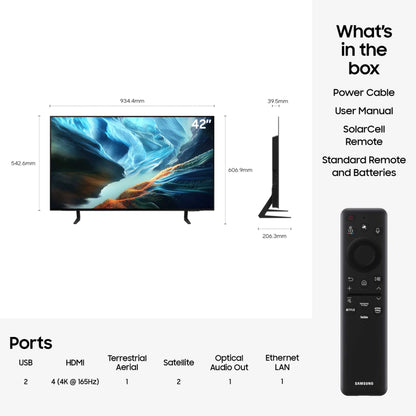 Samsung S90H 42" 4K Ultra HD OLED HDR Vision AI Smart TV - QE42S90H