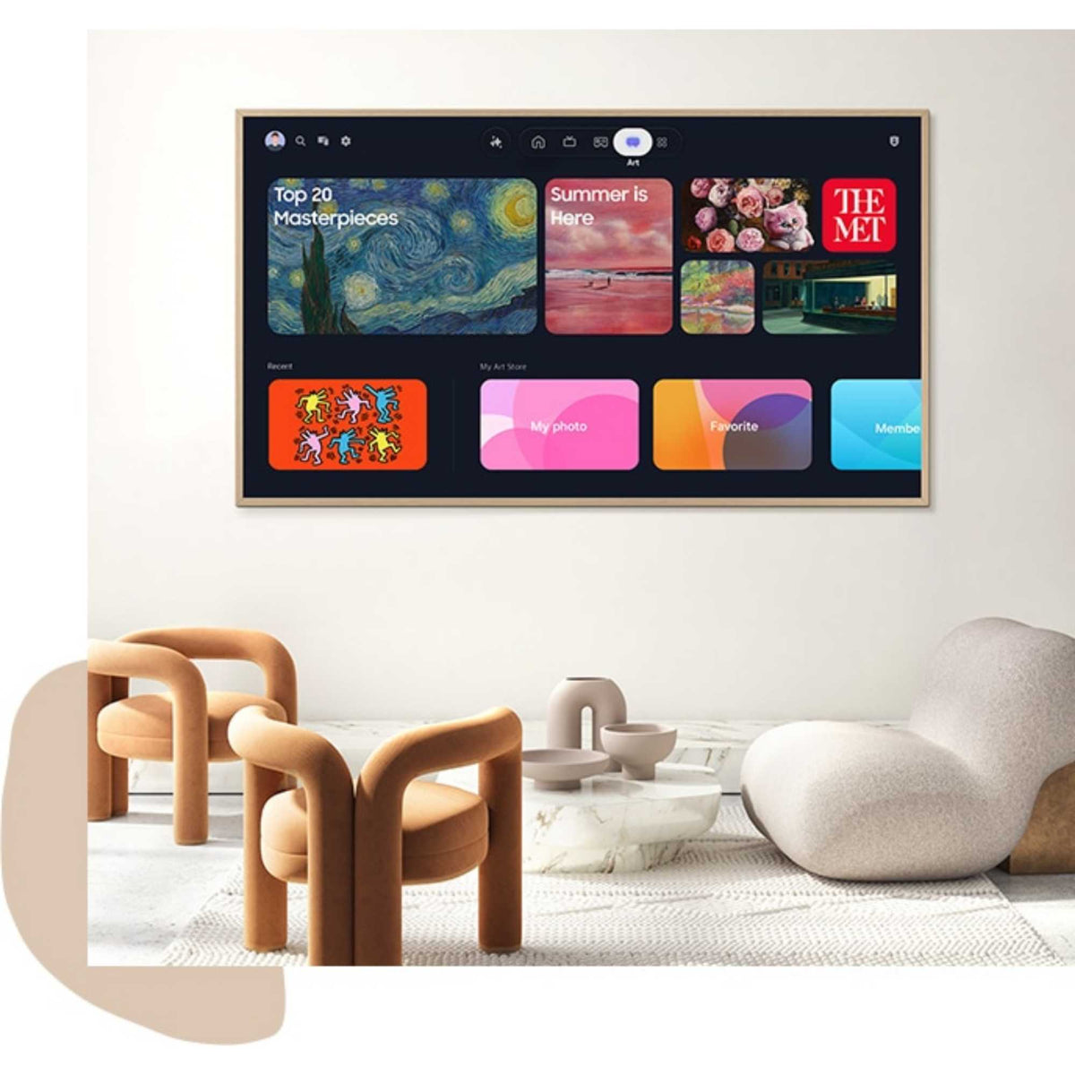 Samsung The Frame 43" LS03HE 4k Ultra HD Vision AI Smart TV - QE43LS03HE