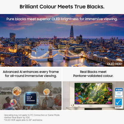 Samsung S90H 55" 4K Ultra HD OLED HDR Vision AI Smart TV - QE55S90H