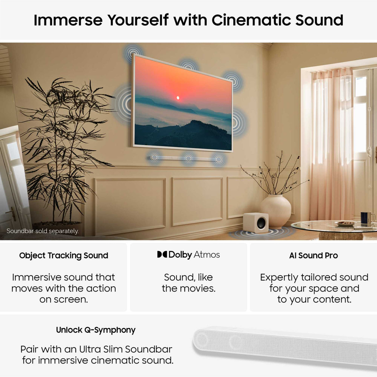 Samsung The Frame Pro LS03HW 65" 4K Ultra HD HDR Smart TV - QE65LS03HW
