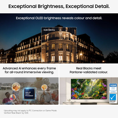 Samsung S95H 65" 4K Ultra HD OLED HDR Smart TV - QE65S95H