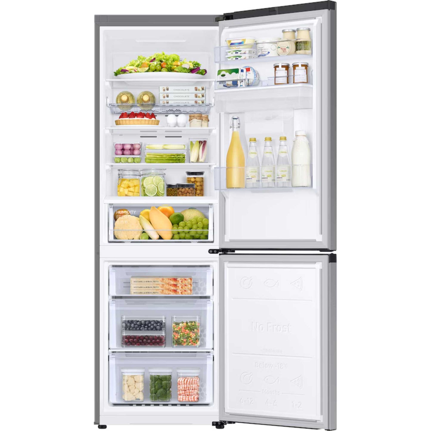 Samsung Series 7 SpaceMax Fridge Freezer 60/40 Total No Frost - Silver - RB34C632ESA/EU