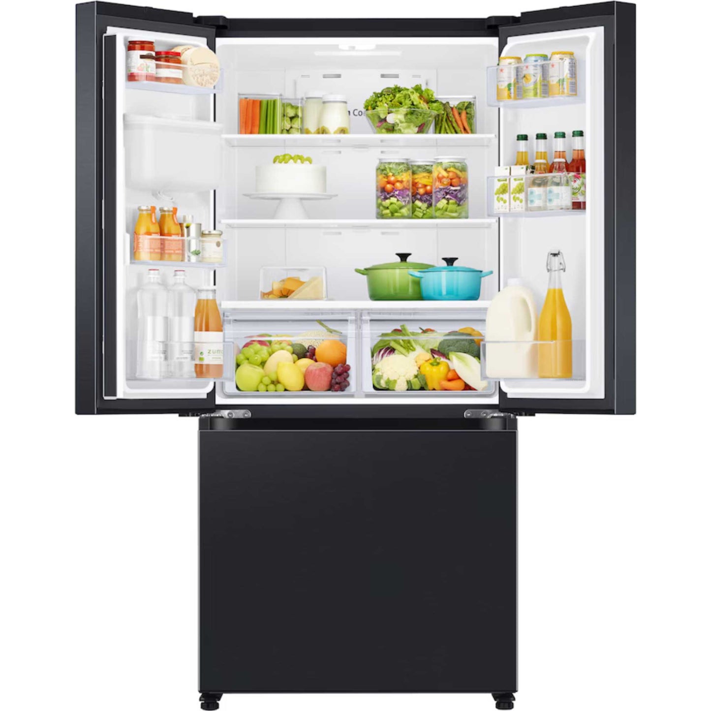 Samsung Bespoke AI Series 8 American Style Fridge Freezer 60/40 No Frost - Black - RF50C532EB1