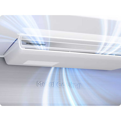 Samsung Bespoke Series 8 American Style Fridge Freezer 60/40 Total No Frost - Stainless Steel - RM70F67RDREU