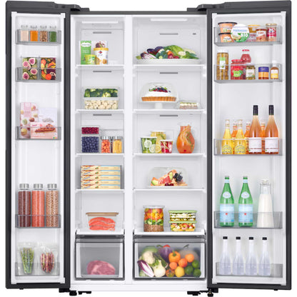 Samsung Bespoke Series 6 American Style Fridge Freezer 60/40 Total No Frost - Gentle Silver Matt - RS57DG400EM9EU
