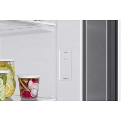 Samsung Bespoke Series 6 American Style Fridge Freezer 60/40 Total No Frost - Gentle Silver Matt - RS57DG400EM9EU