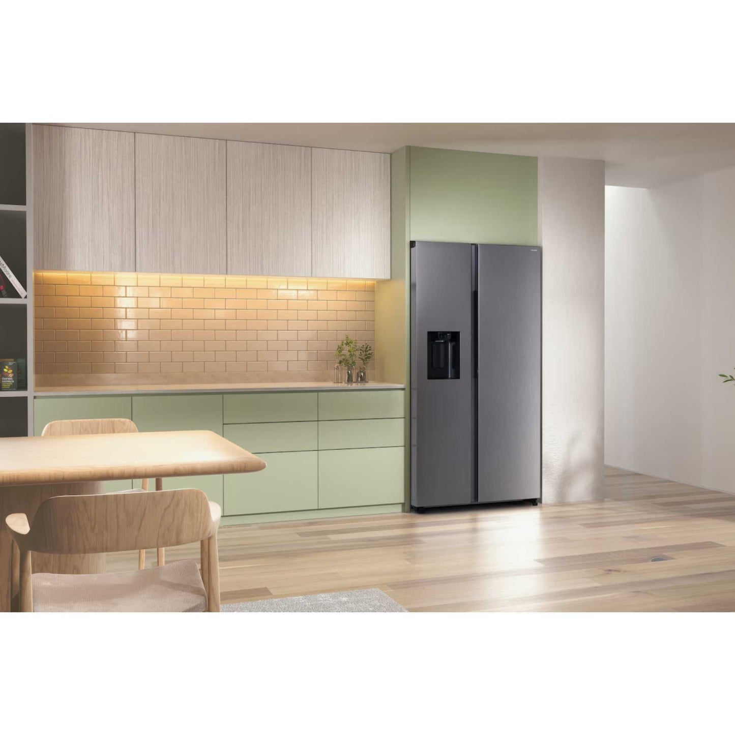 Samsung Series 6 American Style Fridge Freezer 60/40 No Frost - Silver - RS70F65KETEU