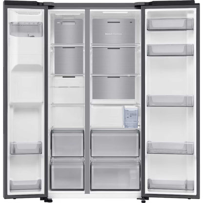 Samsung Series 6 American Style Fridge Freezer 60/40 No Frost - Silver - RS70F65KETEU