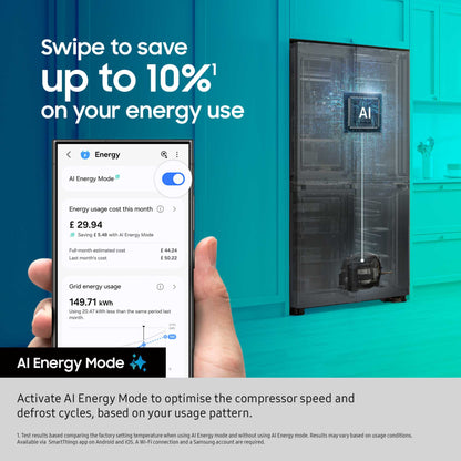 Samsung Series 7 SpaceMax American Fridge Freezer - Black - RS70F66KCFEU