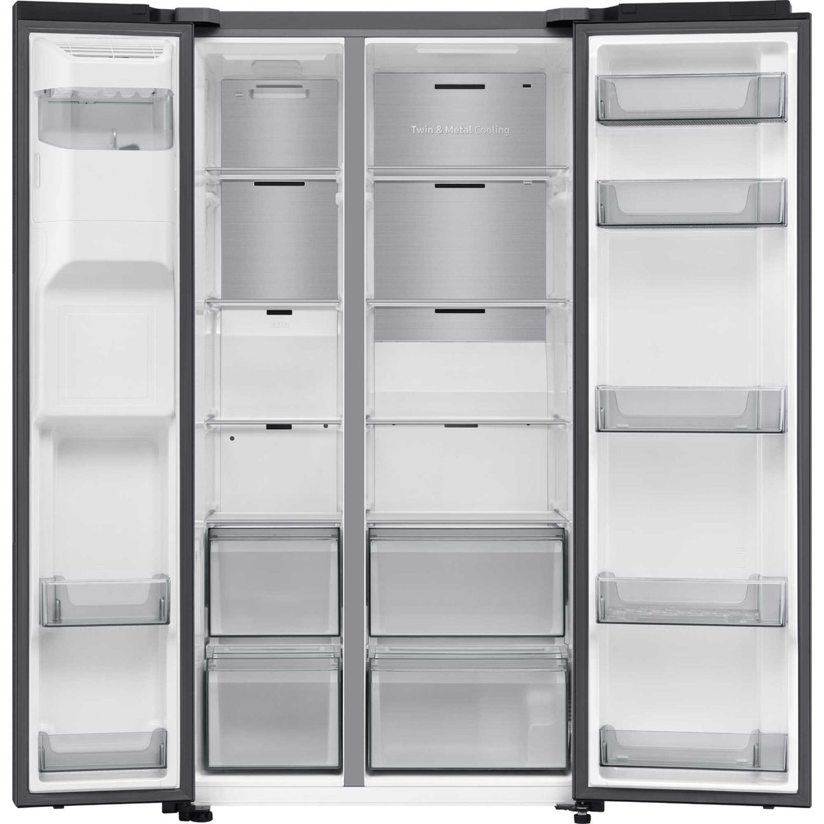Samsung Series 7 SpaceMax American Fridge Freezer - Black - RS70F66KCFEU