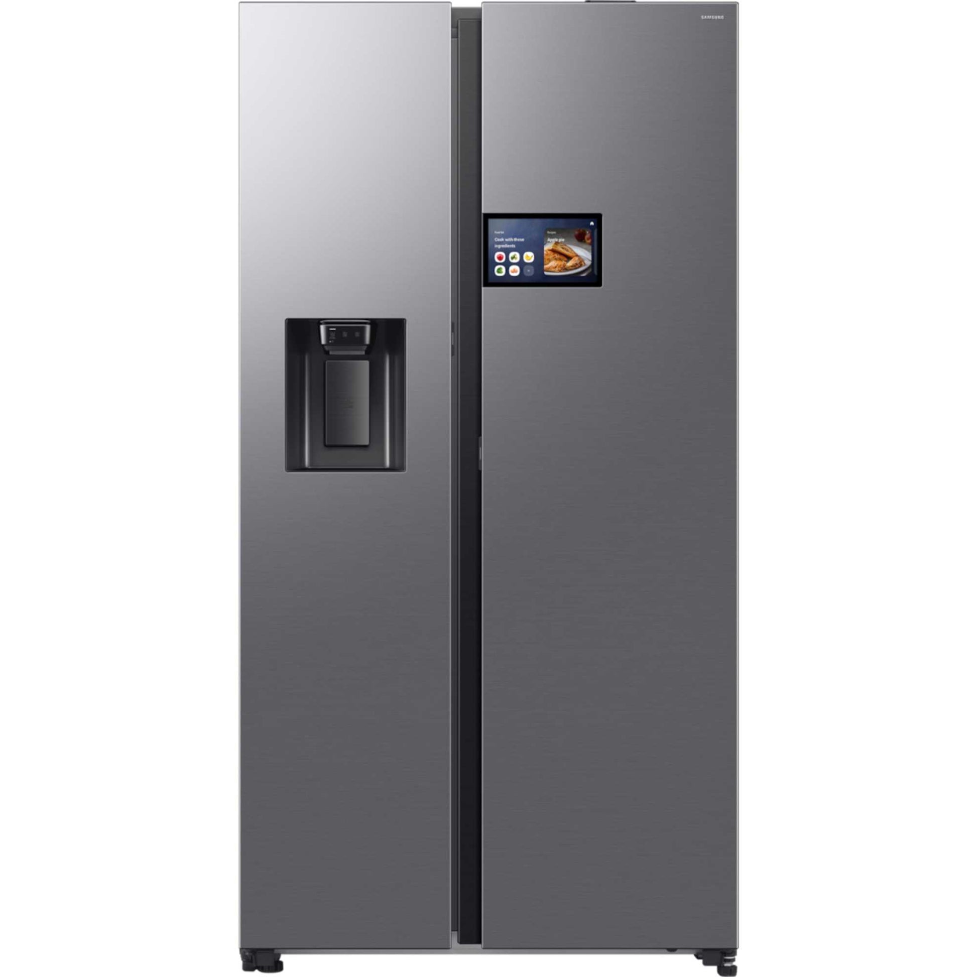 Samsung Family Hub 9" American Style Fridge Freezer 60/40 Total No Frost - Silver - RS90F64EETEU