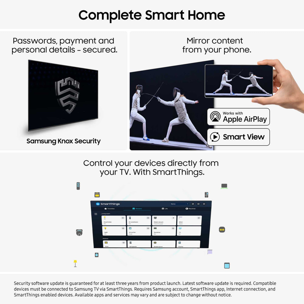 Samsung U8020H 50" 4K Ultra HD Vision AI Smart TV - UE50U8020H