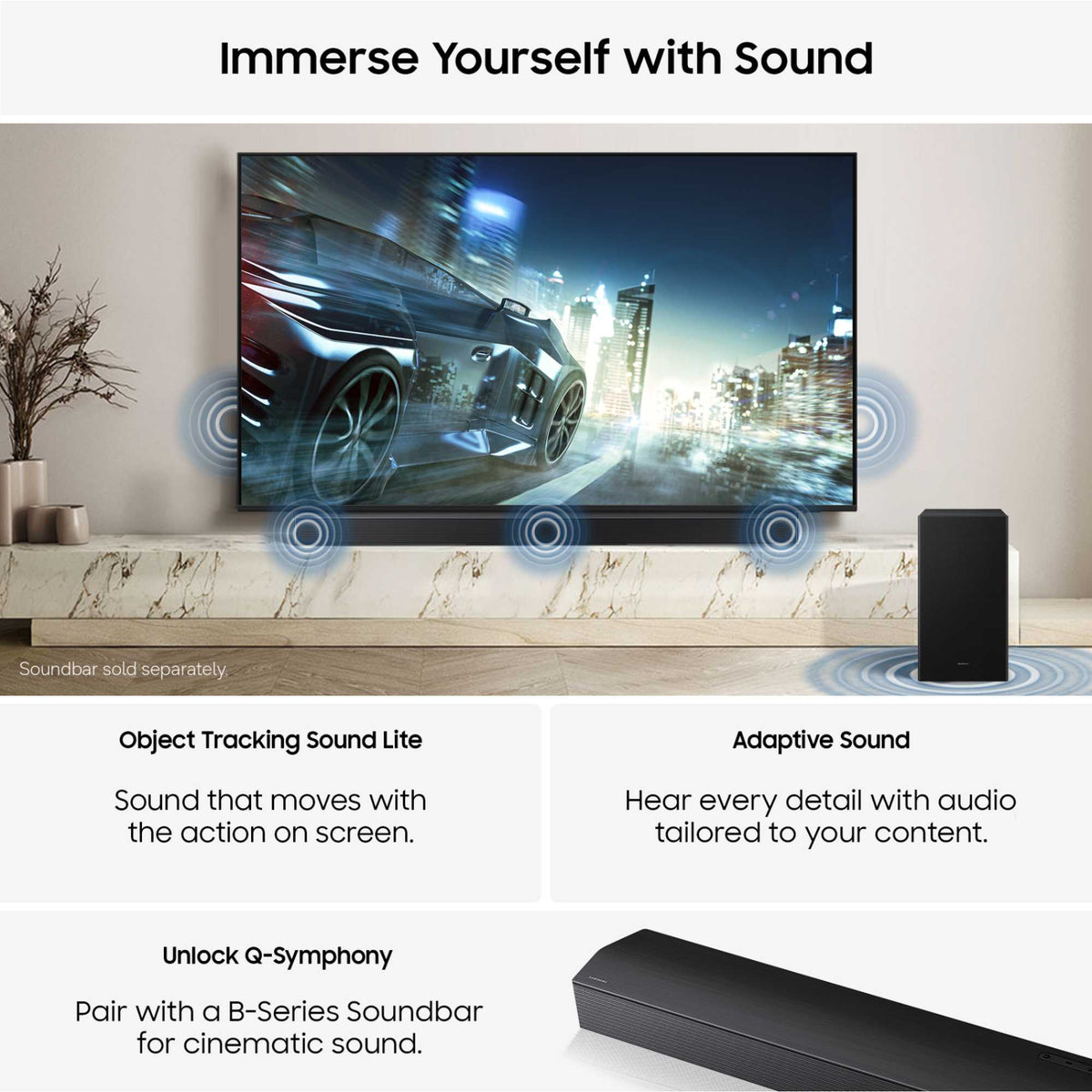 Samsung M70H 85" 4K Ultra HD Mini LED HDR Vision AI Smart TV - UE85M70H
