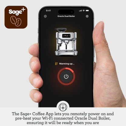 Sage the Oracle Dual Boiler Bean to Cup Espresso Machine - Stainless Steel