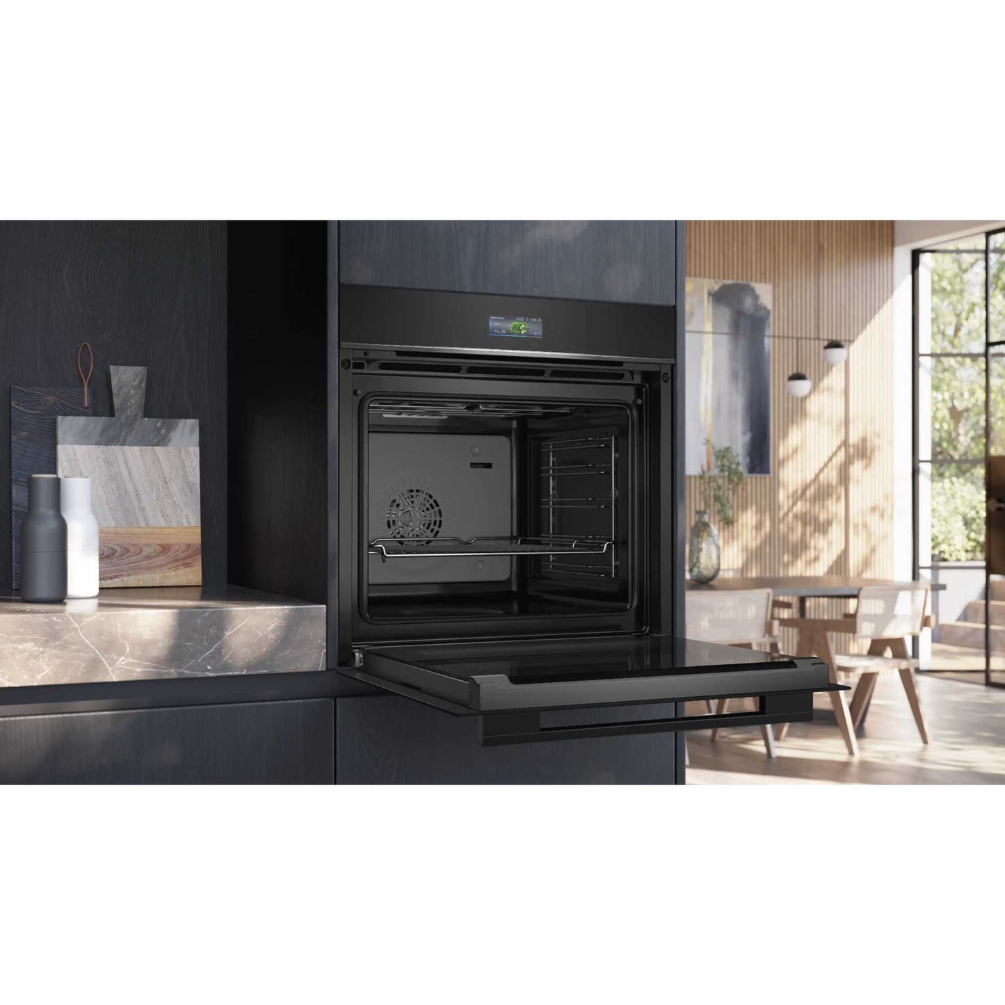 Siemens HB732G1B1B iQ700 Built-in Electric Oven with ecoClean - Black