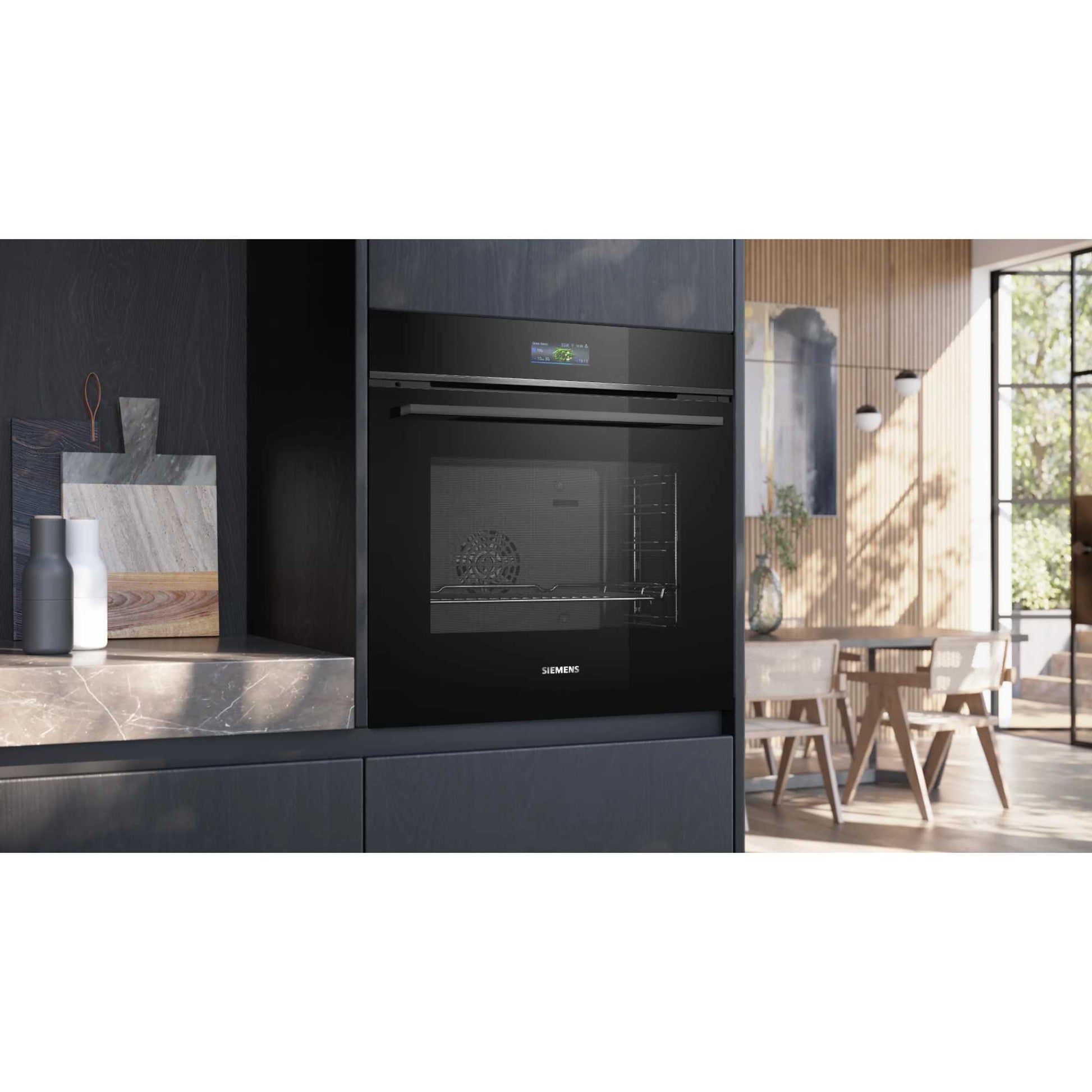 Siemens HB732G1B1B iQ700 Built-in Electric Oven with ecoClean - Black