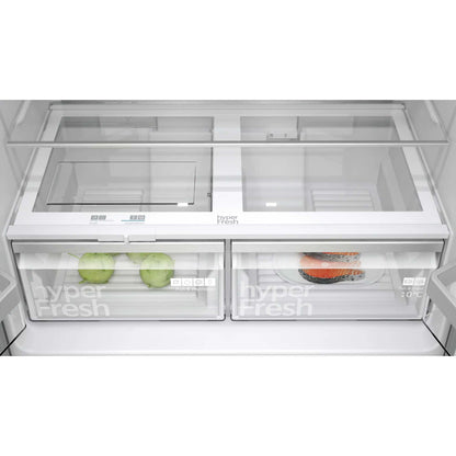 Siemens iQ300 American Style Fridge Freezer 70/30 Total noFrost - Black - KF96NAXEAG