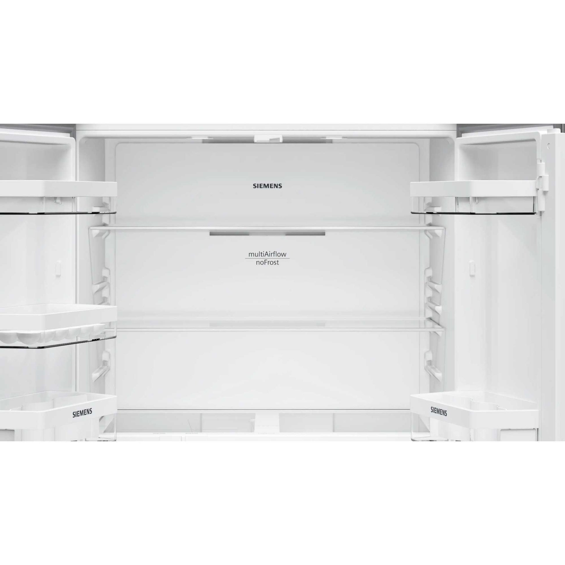 Siemens iQ300 American Style Fridge Freezer 50/50 Total noFrost - Stainless Steel - KF96NVPEAG