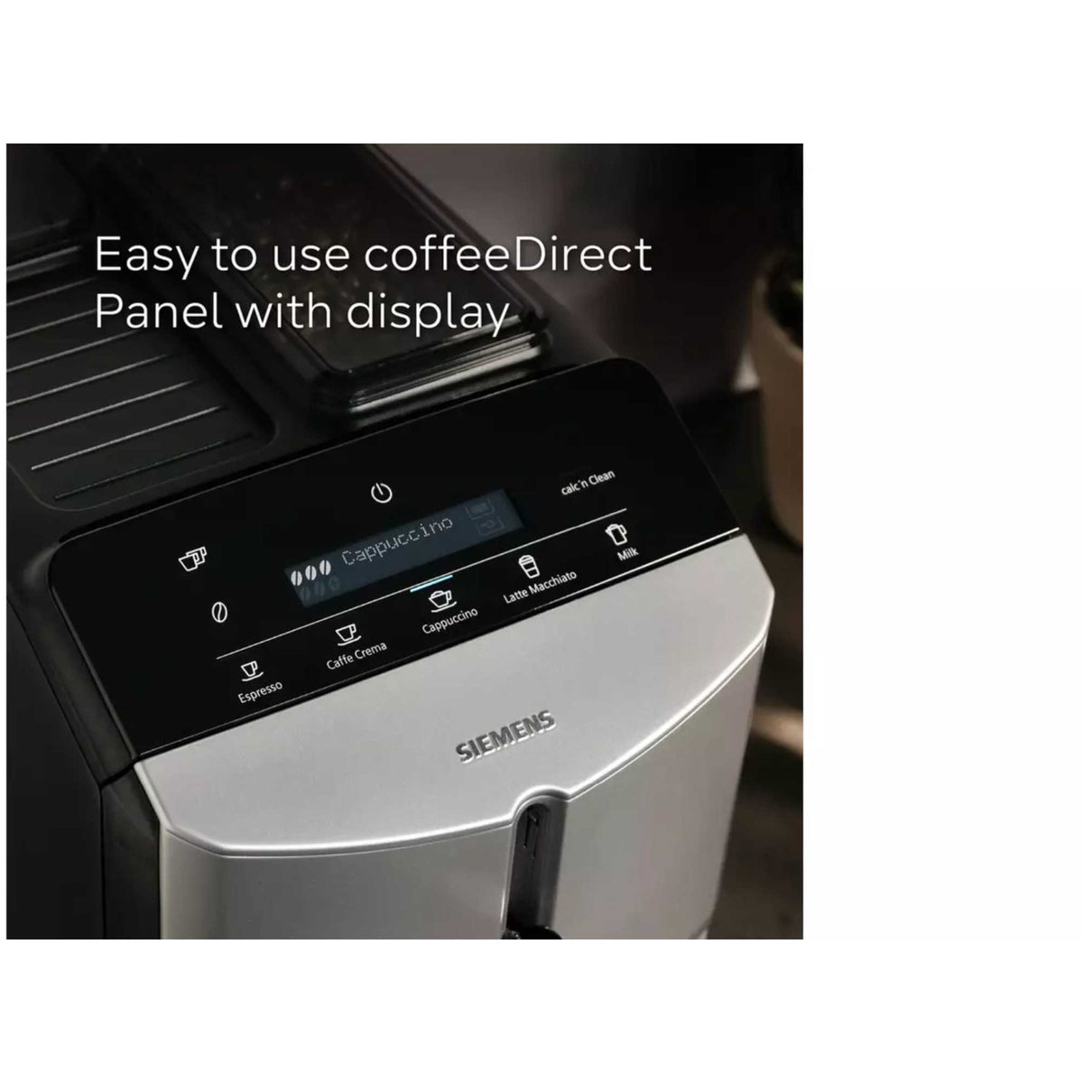 Siemens TF303G07 EQ300 Bean To Cup Automatic Coffee Machine - Inox Silver