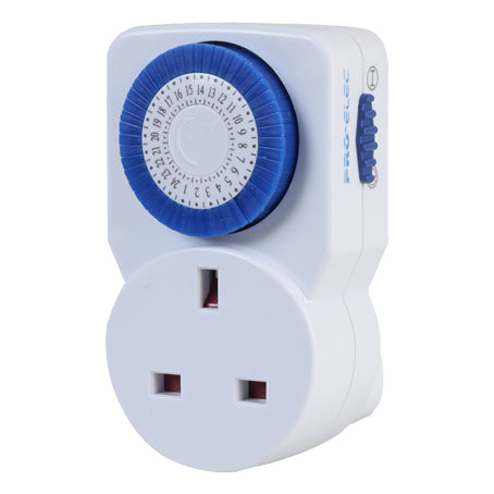 24 HOUR PLUG-IN MECHANICAL TIMER 3 PACK