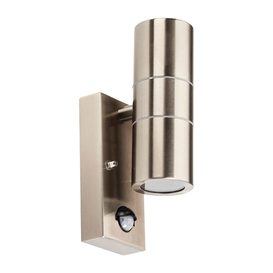(DNO) STAINLESS STEEL UP/DOWN PIR WALL LIGHT