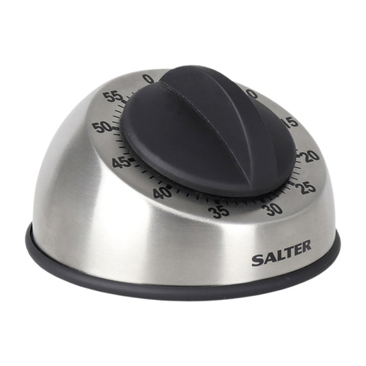 60 Min Mechanical Timer Stainless Steel