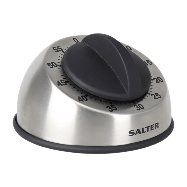60 MIN MECHANICAL TIMER STAINLESS STEEL