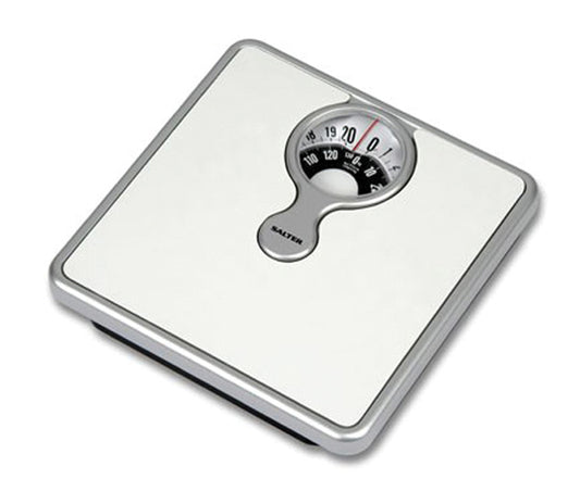 Mechanical Bathroom Scale With Magnifying Lense