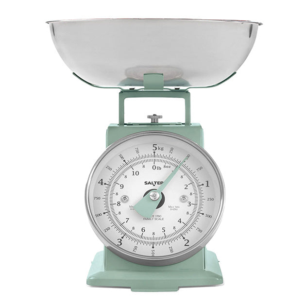 5KG TIMELESS MECHANICAL KITCHEN SCALE SAGE