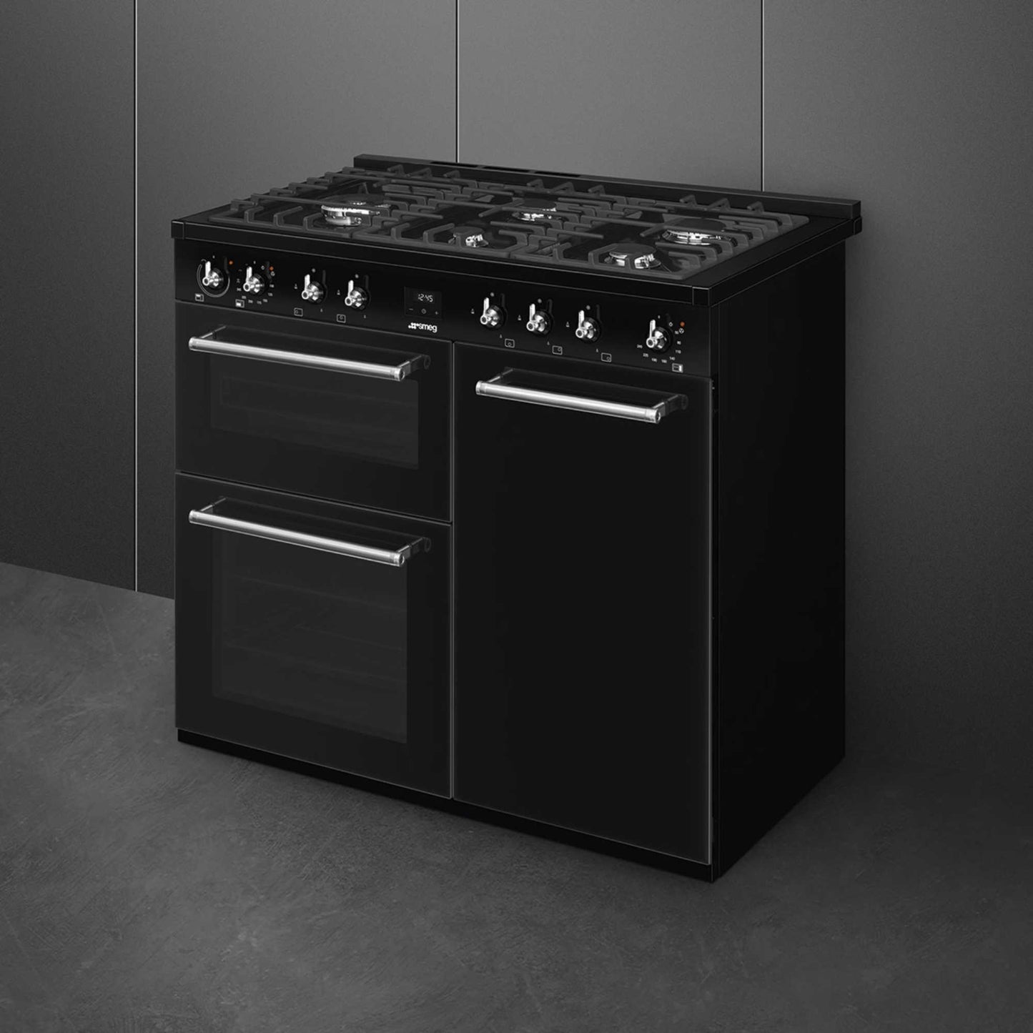Smeg Concert Classic 100cm Dual Fuel Range Cooker - CX103GMBL