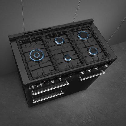 Smeg Concert Classic 100cm Dual Fuel Range Cooker - CX103GMBL