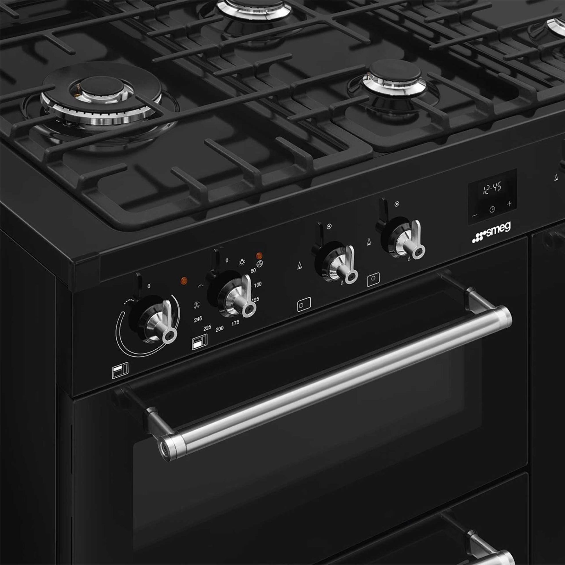 Smeg Concert Classic 100cm Dual Fuel Range Cooker - CX103GMBL