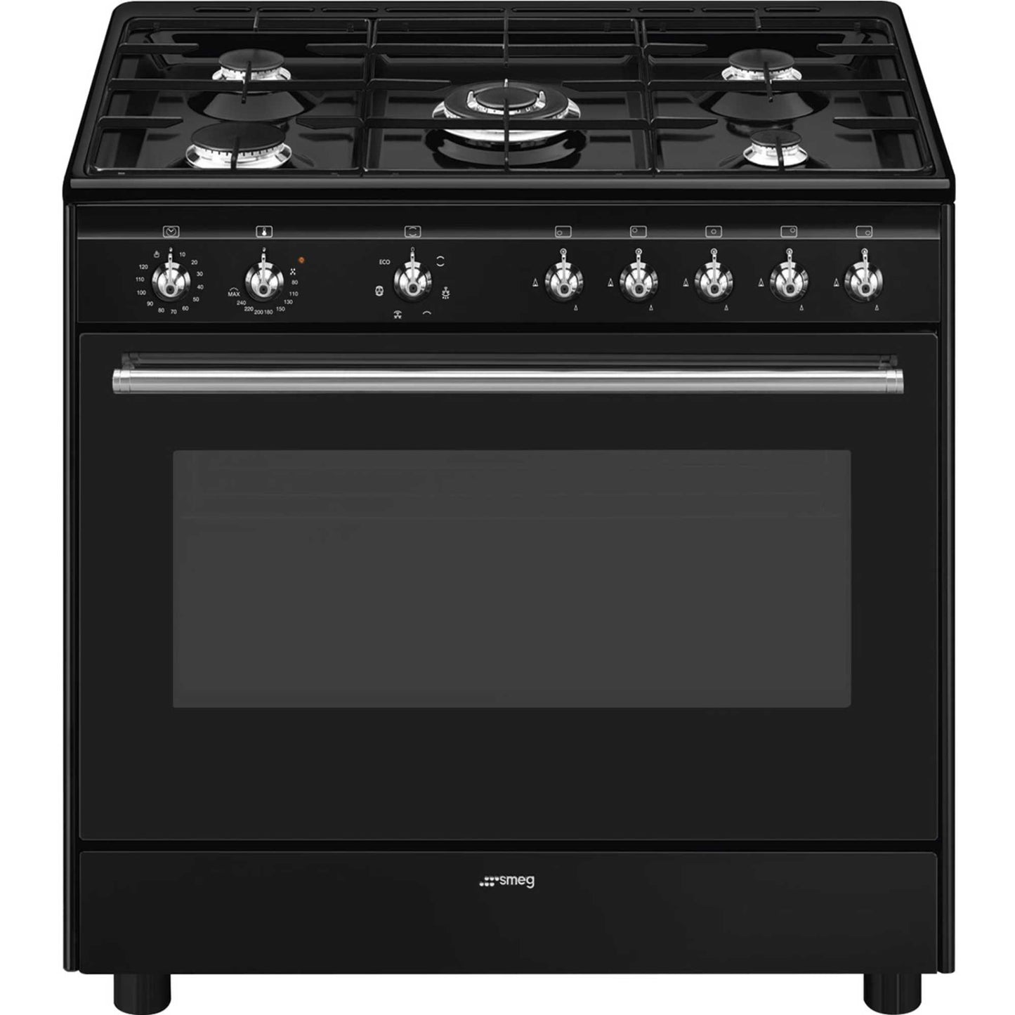 Smeg Concert Classic 90cm Dual Fuel Range Cooker - CX91GMBL
