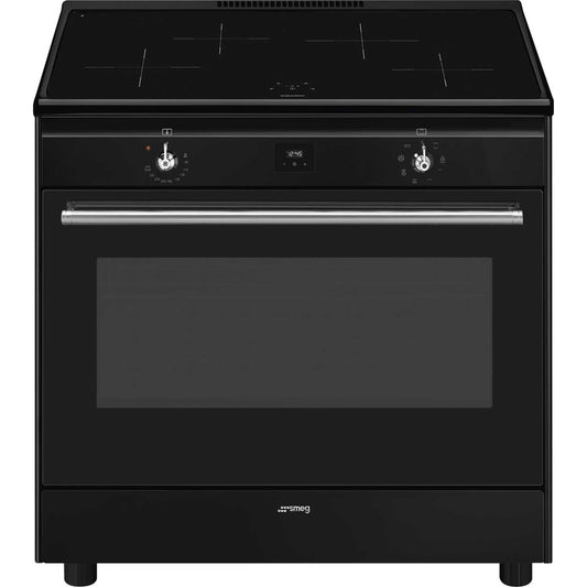 Smeg Concert Classic 90cm Electric Range Cooker - CX91IMBL