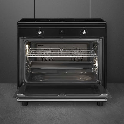 Smeg Concert Classic 90cm Electric Range Cooker - CX91IMBL