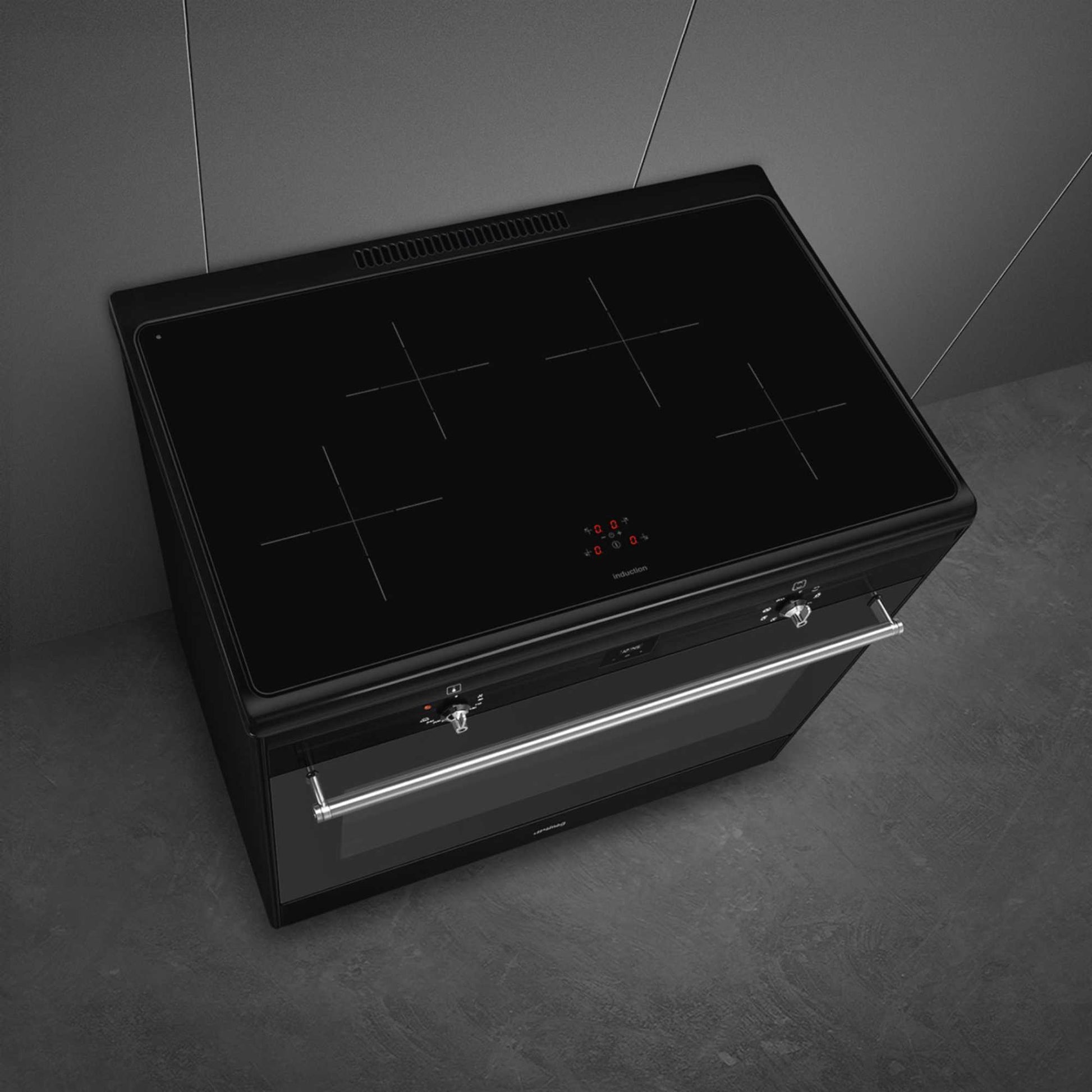 Smeg Concert Classic 90cm Electric Range Cooker - CX91IMBL