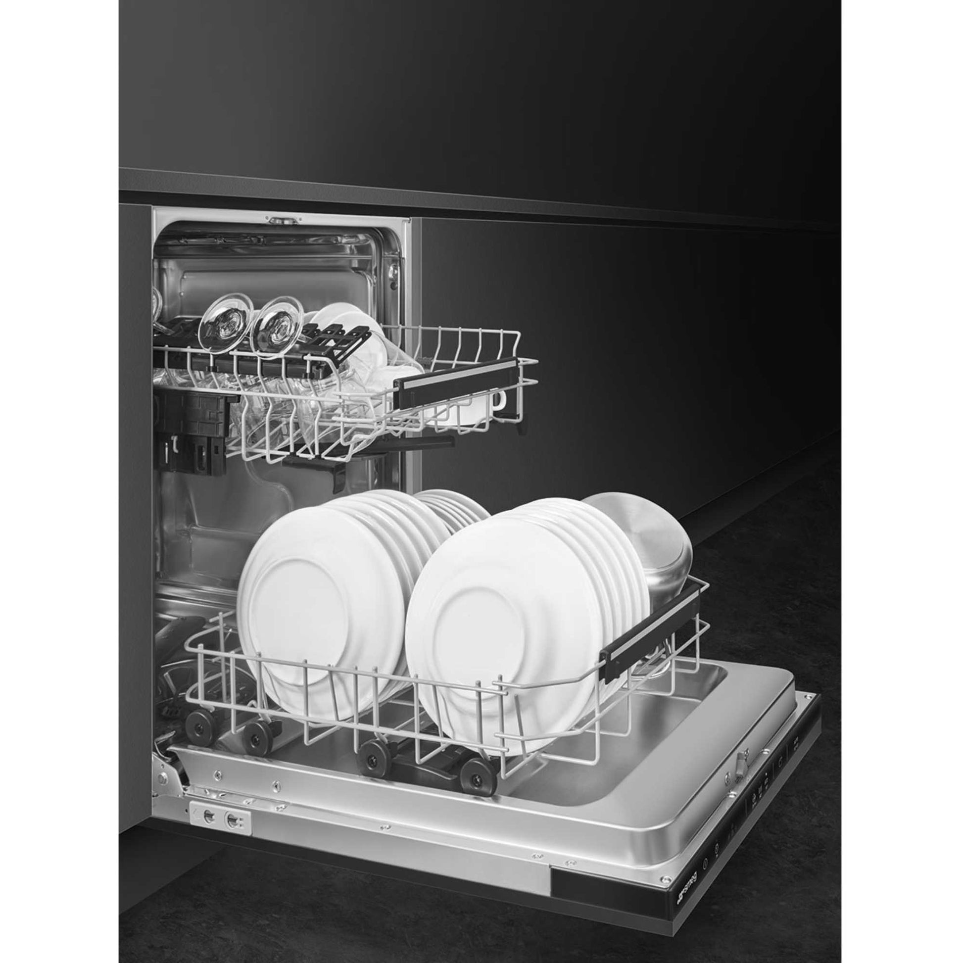 Smeg Universal Design Fully Integrated Slimline Dishwasher - DI4522