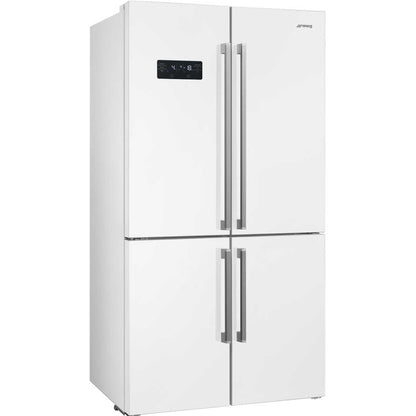 Smeg American Style Fridge Freezer 60/40 Total No Frost - White - FQ60BDE
