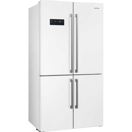 Smeg American Style Fridge Freezer 60/40 Total No Frost - White - FQ60BDE