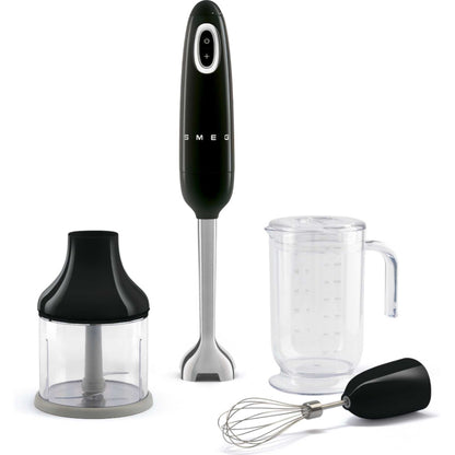 Smeg HBF03BLUK 50's Style Aesthetic Hand Blender - Black