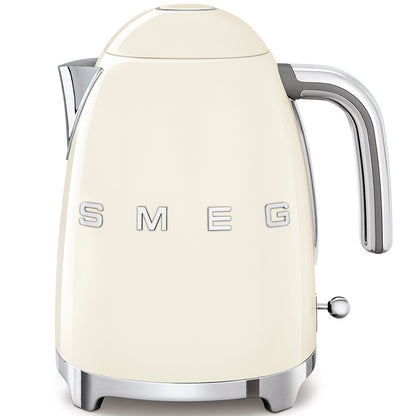 Smeg KLF03CRUK Retro Jug Kettle with 1.7L Capacity & 3000W Power - Cream