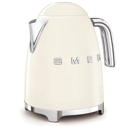 Smeg KLF03CRUK Retro Jug Kettle with 1.7L Capacity & 3000W Power - Cream