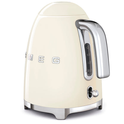 Smeg KLF03CRUK Retro Jug Kettle with 1.7L Capacity & 3000W Power - Cream