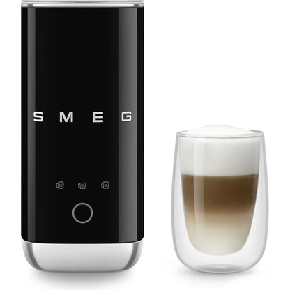 Smeg MFF02BLUK 50's Style Mini Milk Frother - Black