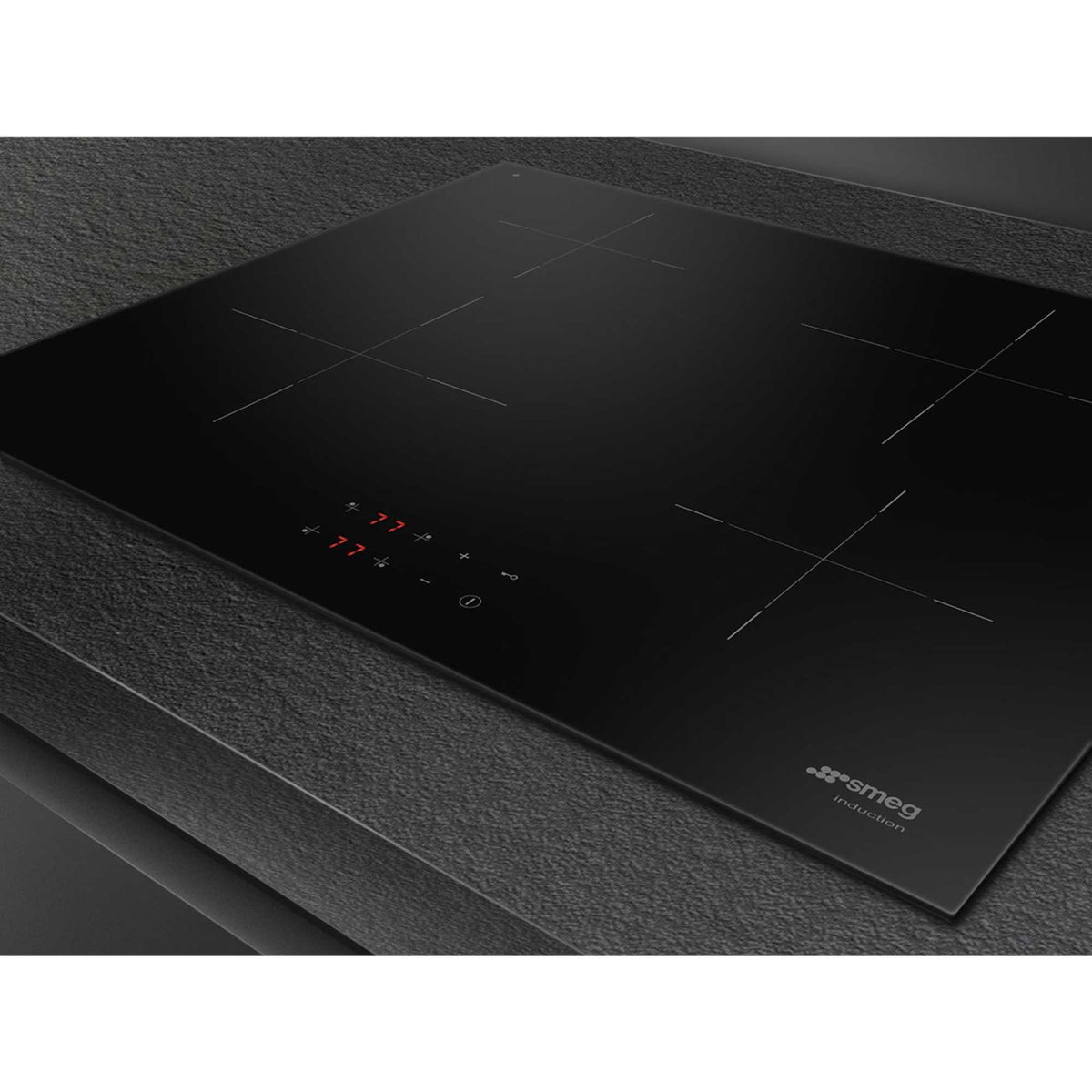 Smeg SI2641DUK 4-Zone Induction Hob with Touch Controls - Black