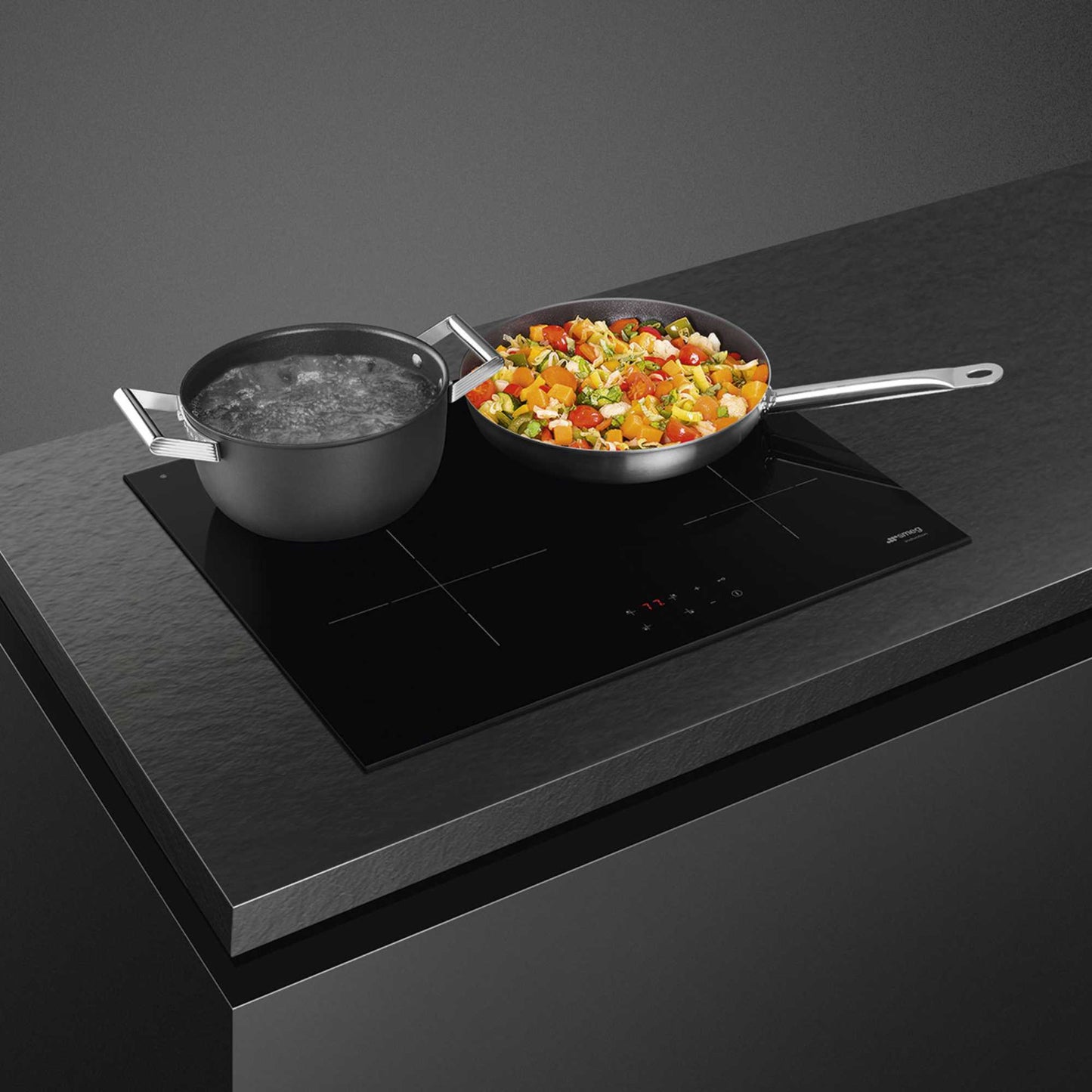 Smeg SI2641DUK 4-Zone Induction Hob with Touch Controls - Black