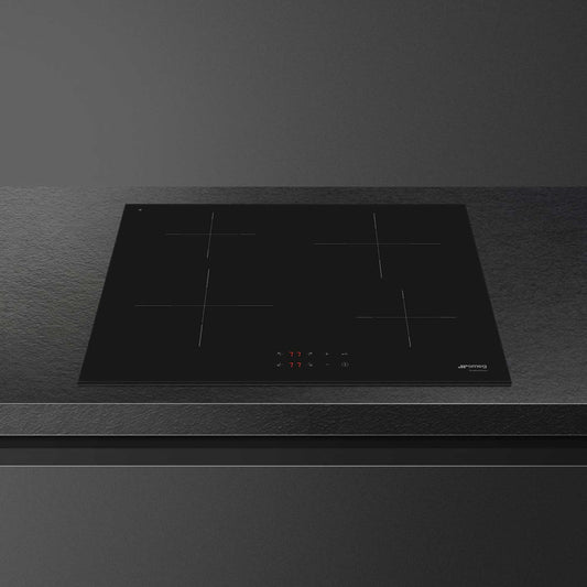 Smeg SI2641DUK 4-Zone Induction Hob with Touch Controls - Black