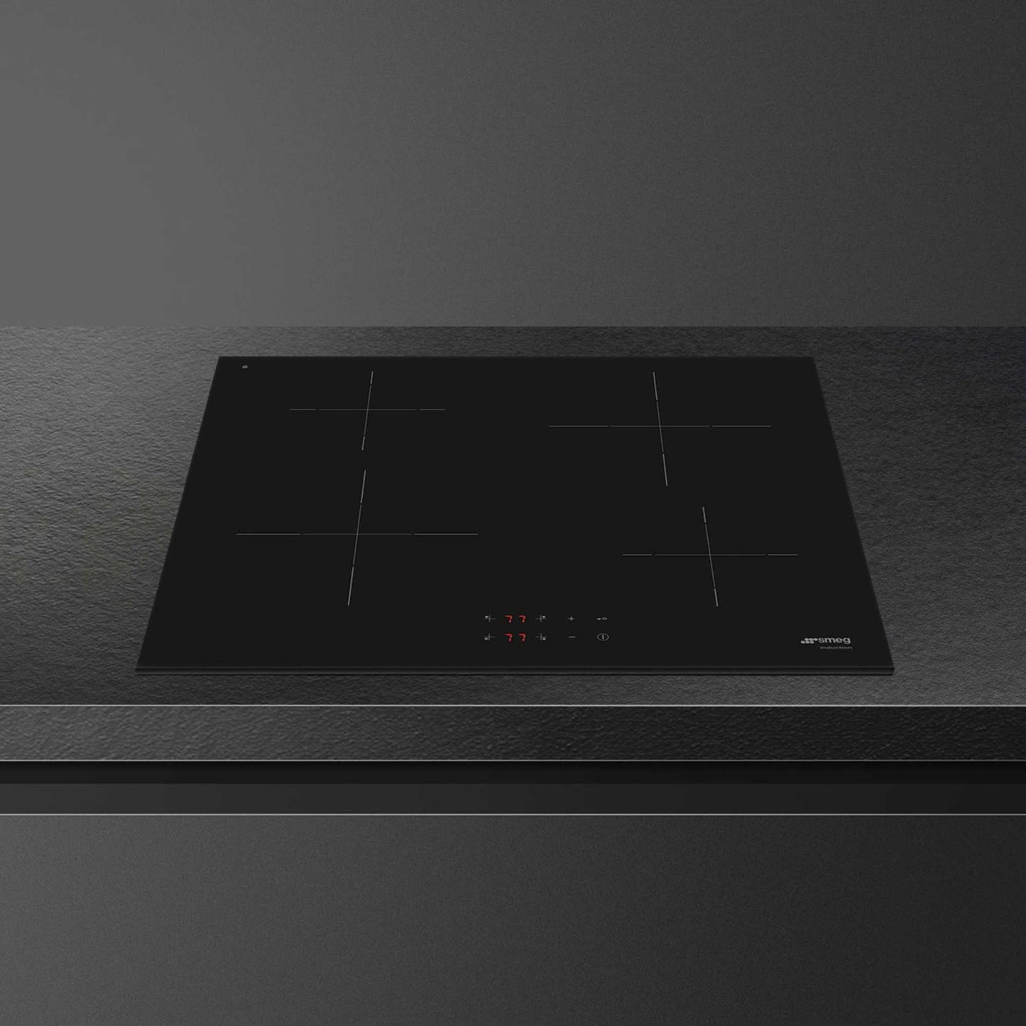 Smeg SI2641DUK 4-Zone Induction Hob with Touch Controls - Black