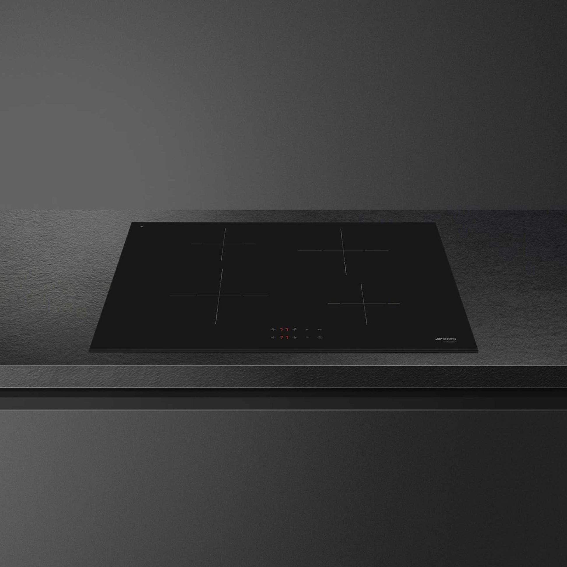 Smeg SI2741D 75cm Induction Hob - Black