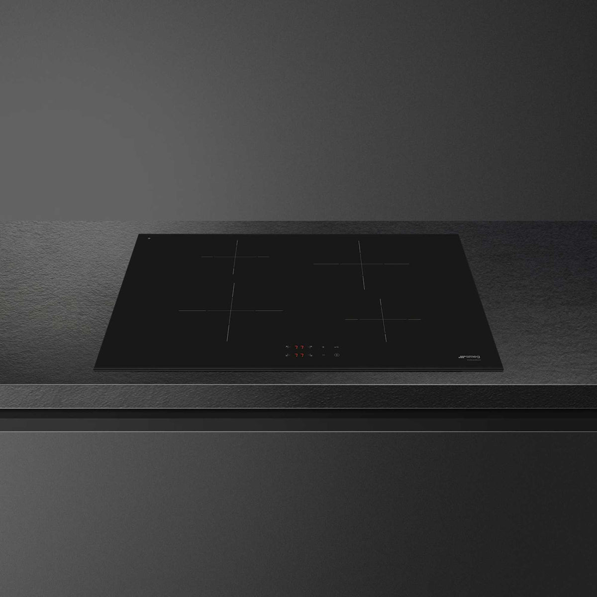Smeg SI2741D 75cm Induction Hob - Black